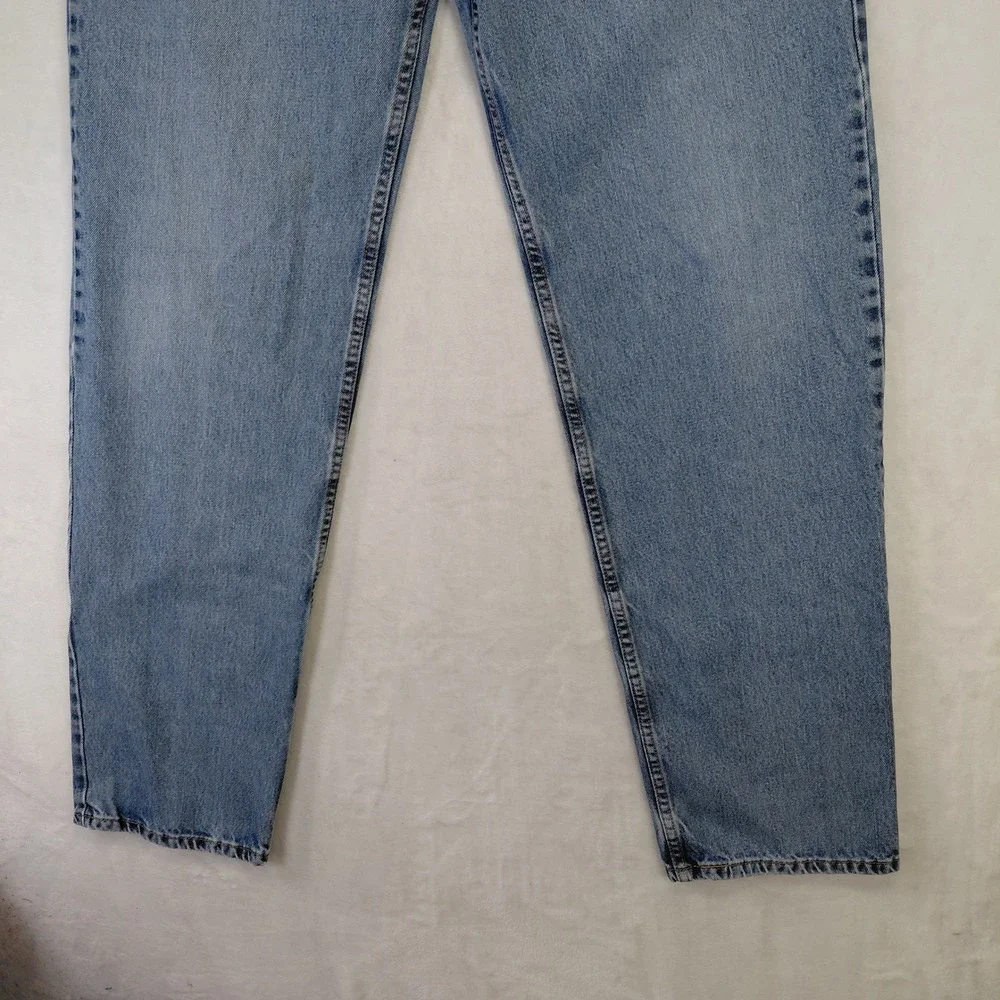Levi's 550 Relaxed Fit Tapered Leg Light Wash Blue Denim Jeans Mens 38x38